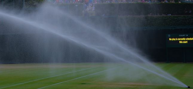 tennis court watering