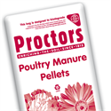 Picture of Poultry Manure Pellets 500kg (25 x 20kg Bags)