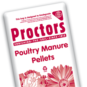 Picture of Poultry Manure Pellets 500kg (25 x 20kg Bags)