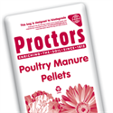 Picture of Poultry Manure Pellets 1000kg (50 x 20kg Bags) 