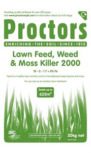 Picture of Lawn Feed, Weed & Moss Killer 2000 10-2-1.7 + 8% Fe 20kg Bag